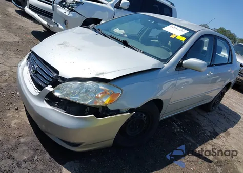 2004 Toyota Corolla Le z USA, uszkodzony, nr VIN 1NXBR32E04Z254066